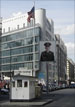 Checkpoint Charlie in Berlin, Germany used to be a scary place.